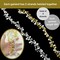 4E's Novelty Crystal Beaded Christmas Garland Set – 40 FT Acrylic Silver & Gold Bead Strands, 4pcs 10 FT Each for Tree, Mantel, Stairway & Holiday Decor